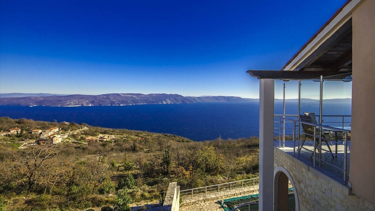 Ripenda Kosi House | Holiday house with fantastic sea view and pool - spring offer from 27. 4.-19. 5th