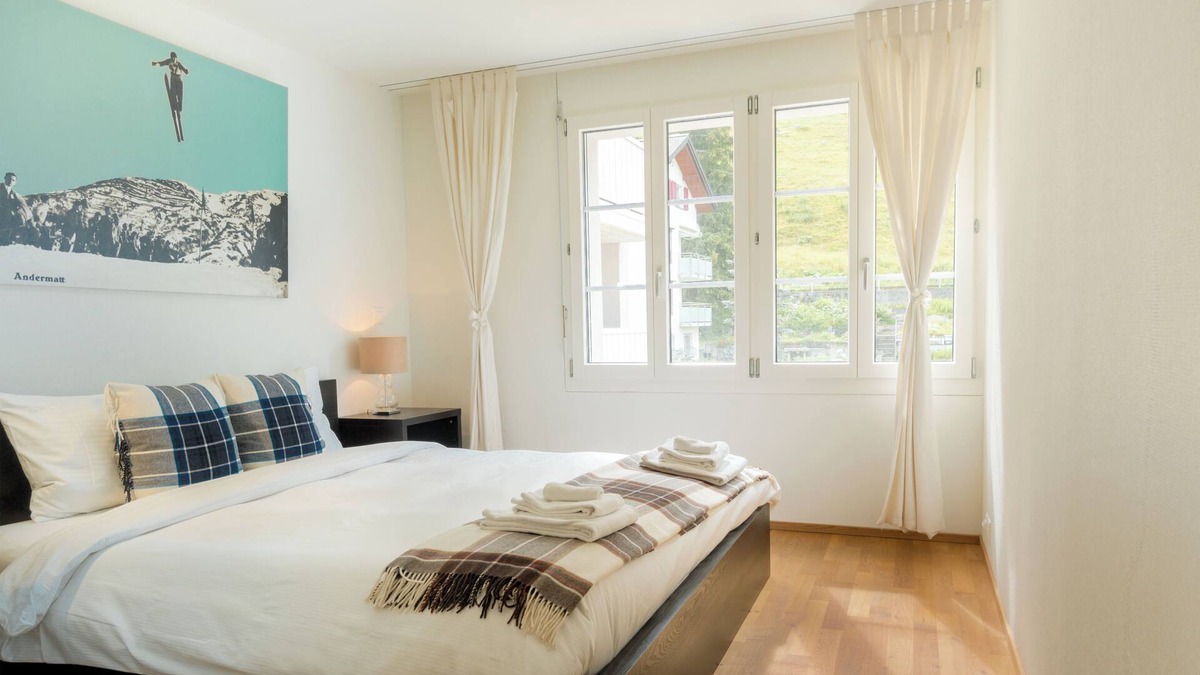 Andermatt Apartment | Holzgasse Apartment, elegant apartment in the Swiss mountains