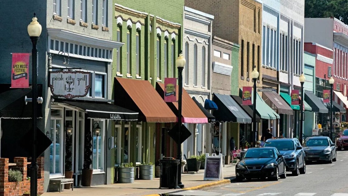Apex House | Home in Charming Downtown Historic Apex with King Bed -Side B