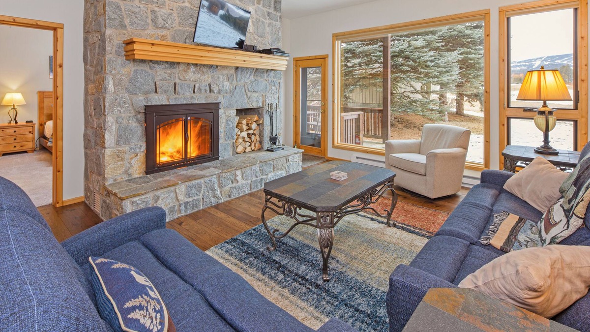 Big Sky Meadow Village Condo | Home on Big Sky Golf Course w/fireplace & community pool/hot tub -The Lone Peak Lookout