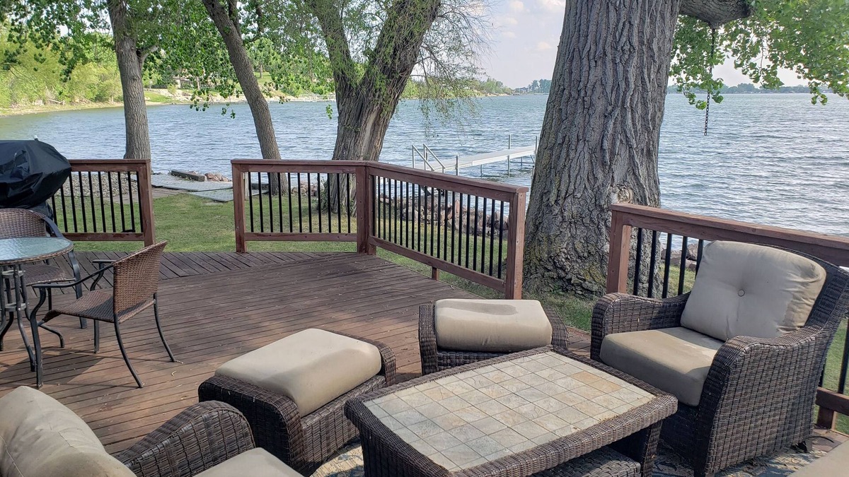 Wentworth House | Home on Lake Madison with a dock and next to a boat ramp for easy lake access!