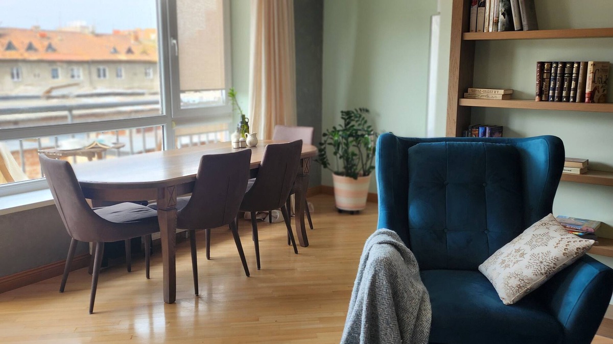 Klaipeda Apartment | Home-spirit apartment with a panoramic window in the heart of Klaipėda!