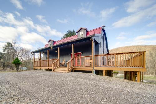 Tidioute House | Home with River View and Game Room in Tidioute!