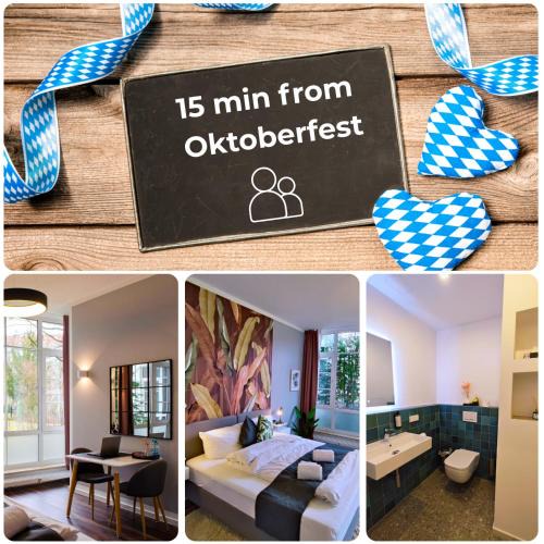 Sendlinger Feld Apartment | HOMELY STAY Studio 7 - Elegant Self-Check-In Studio for Urban Travelers - 15 min from Oktoberfest