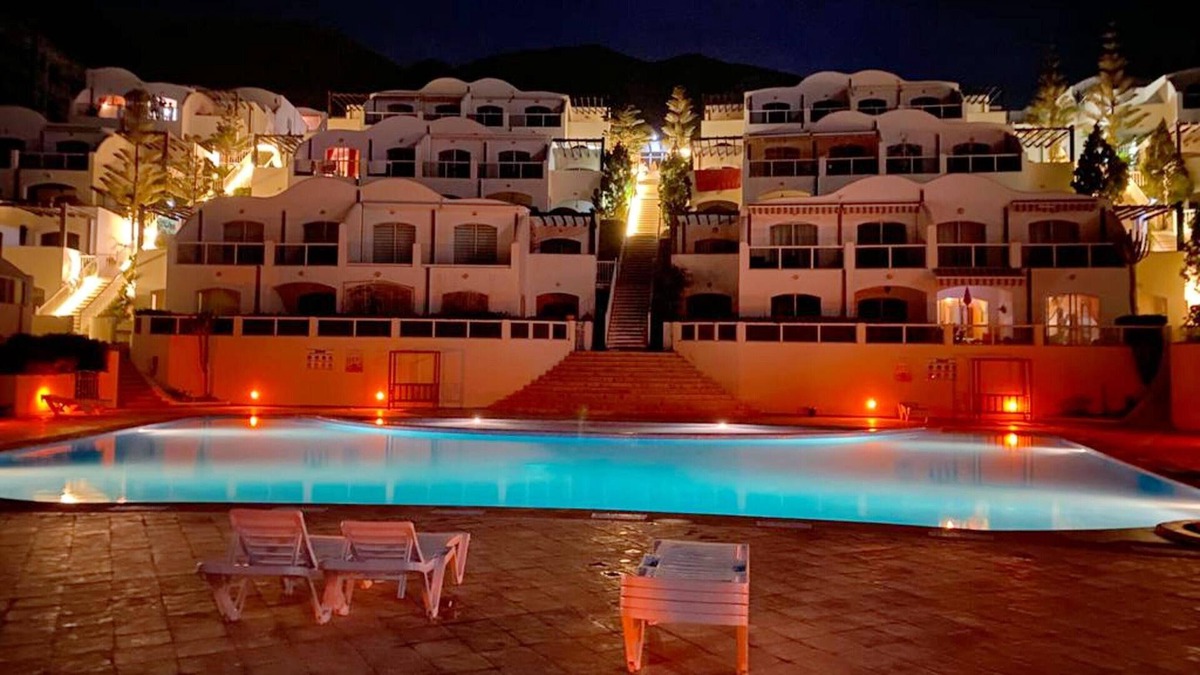 Tiguert Apartment | Homerez - Appartement for 5 ppl. with shared pool and sea view at Tiguert