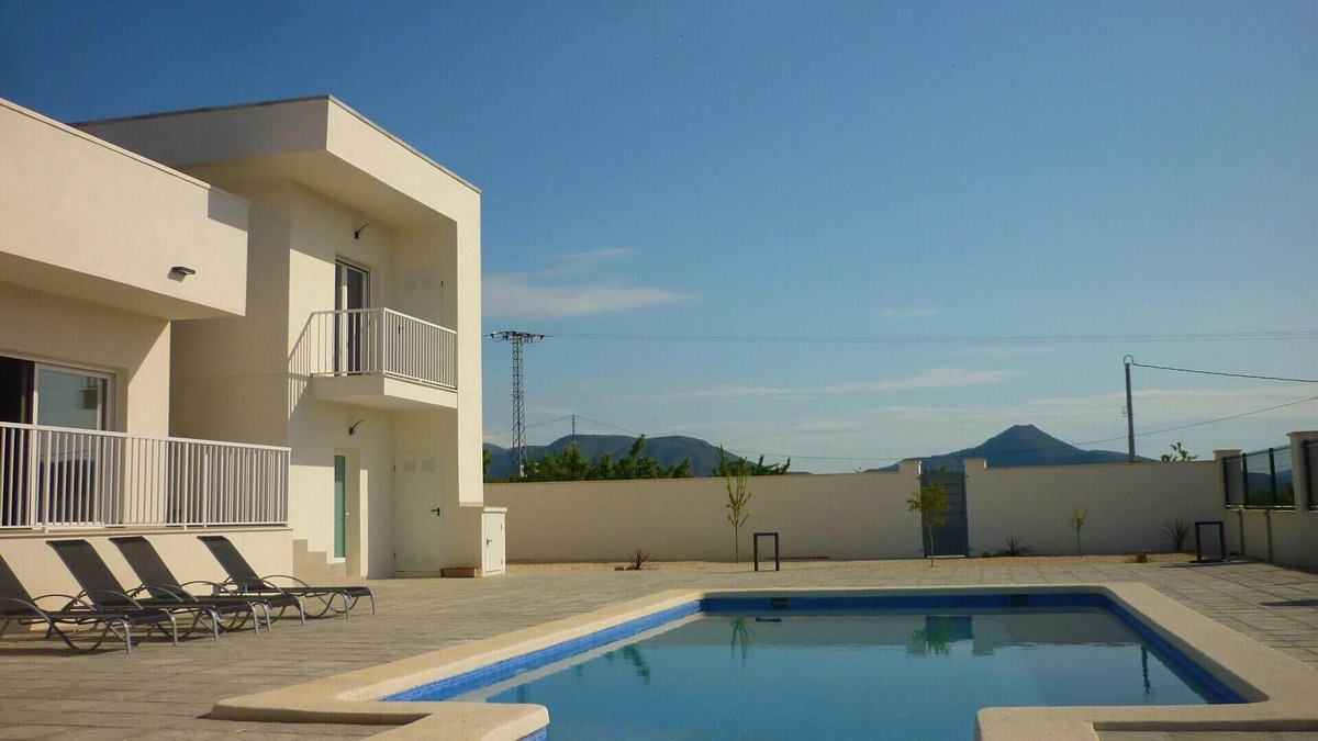 Abanilla Villa | Homerez - Big villa for 10 ppl. with shared pool, garden and terrace at Abanilla