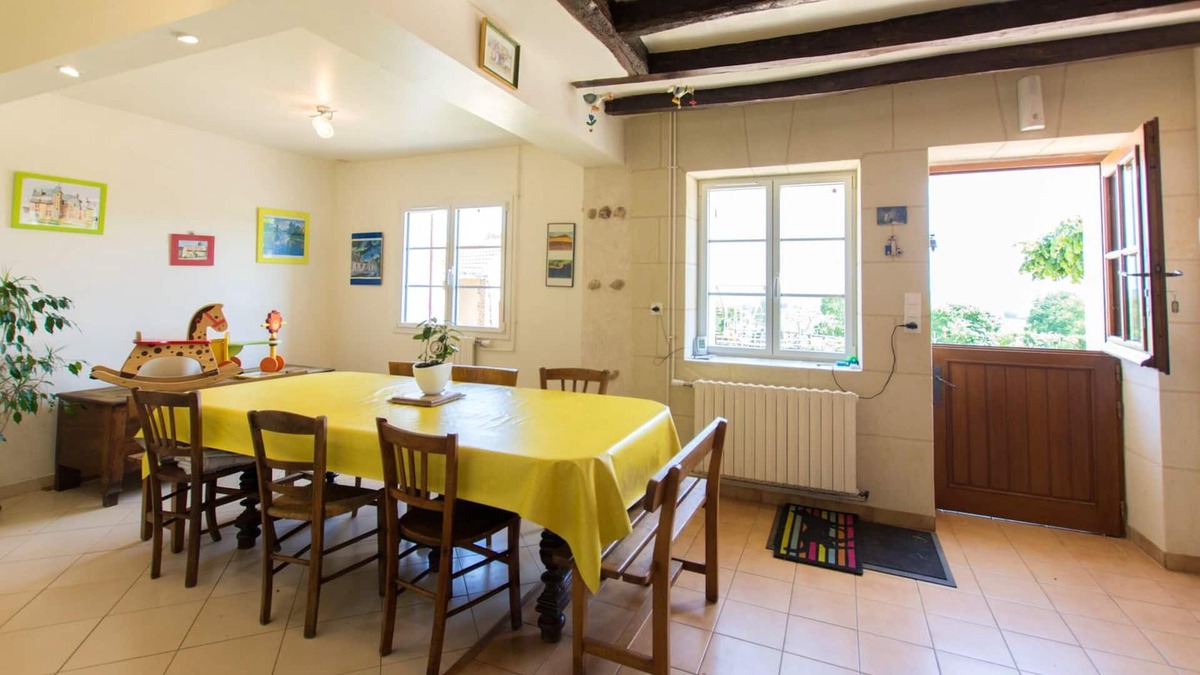 Loir en Vallee House | Homerez - Spacious house for 8 ppl. with terrace at Ruillé-sur-Loir