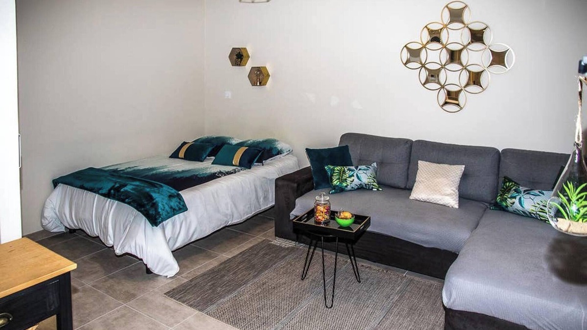 Abondant Apartment | Homerez - Studio in Abondant with parking.