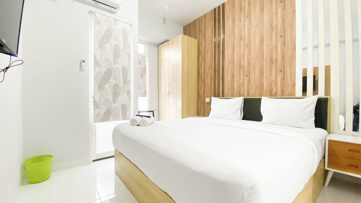 Semarang Apartment | Homey 1Br Without Living Room At Amartha View Apartment