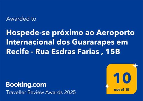 Ipsep Apartment | Hospede-se próximo ao Aeroporto Internacional dos Guararapes em Recife - Rua Esdras Farias , 15B