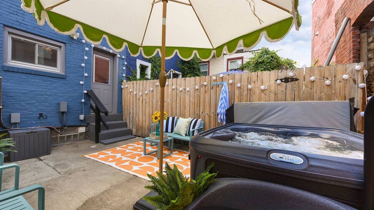 Lawrenceville House | ★HostWise Stays★ Private Hot Tub | King Bed | Workspace | Kids Welcome!