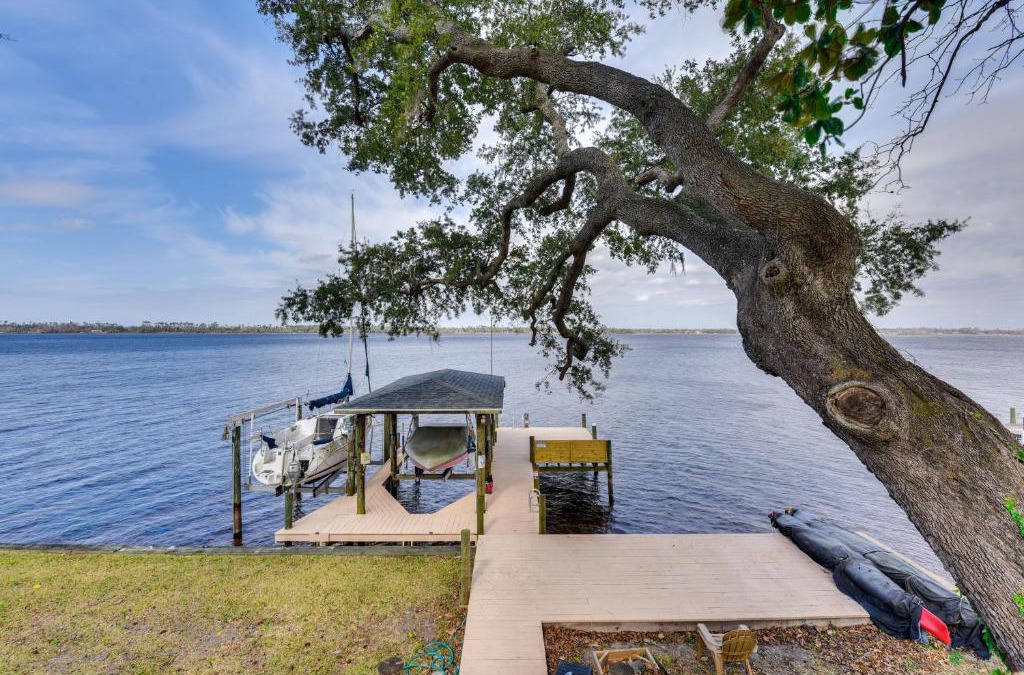 Panama City House | Hot Tub and Boat Dock Getaway on Deerpoint Lake!