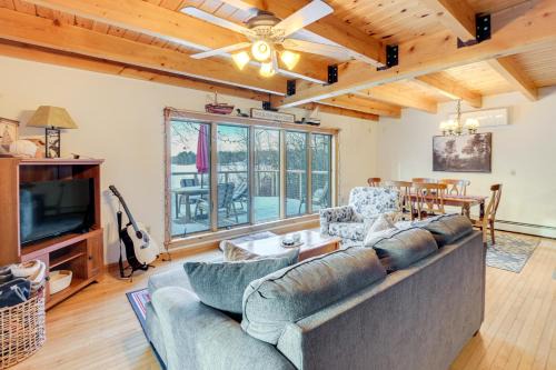 Saint Albans House | Hot Tub and Boat Dock Waterfront Maine Retreat!