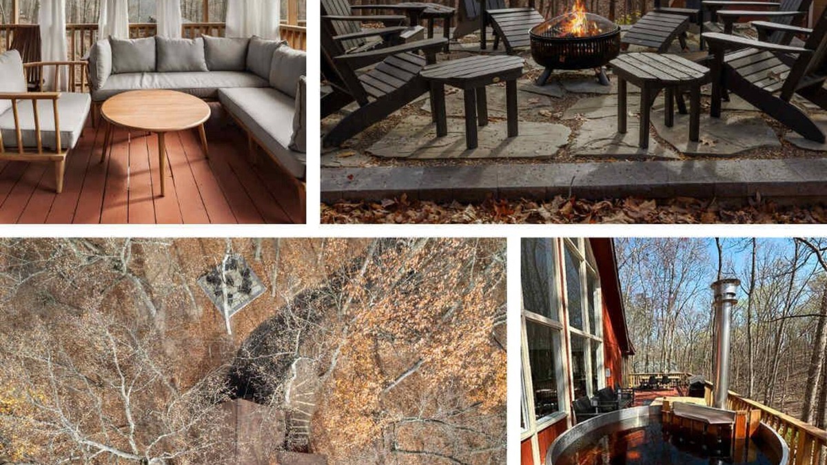 Hedgesville Cabin | Hot Tub, Fireplace, Fire Pit, WiFi & Pool Access