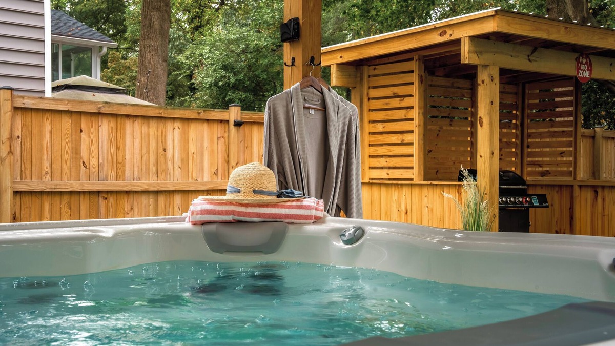 Cape Saint Claire House | Hot Tub Haven: Cozy Annapolis Backyard Oasis!