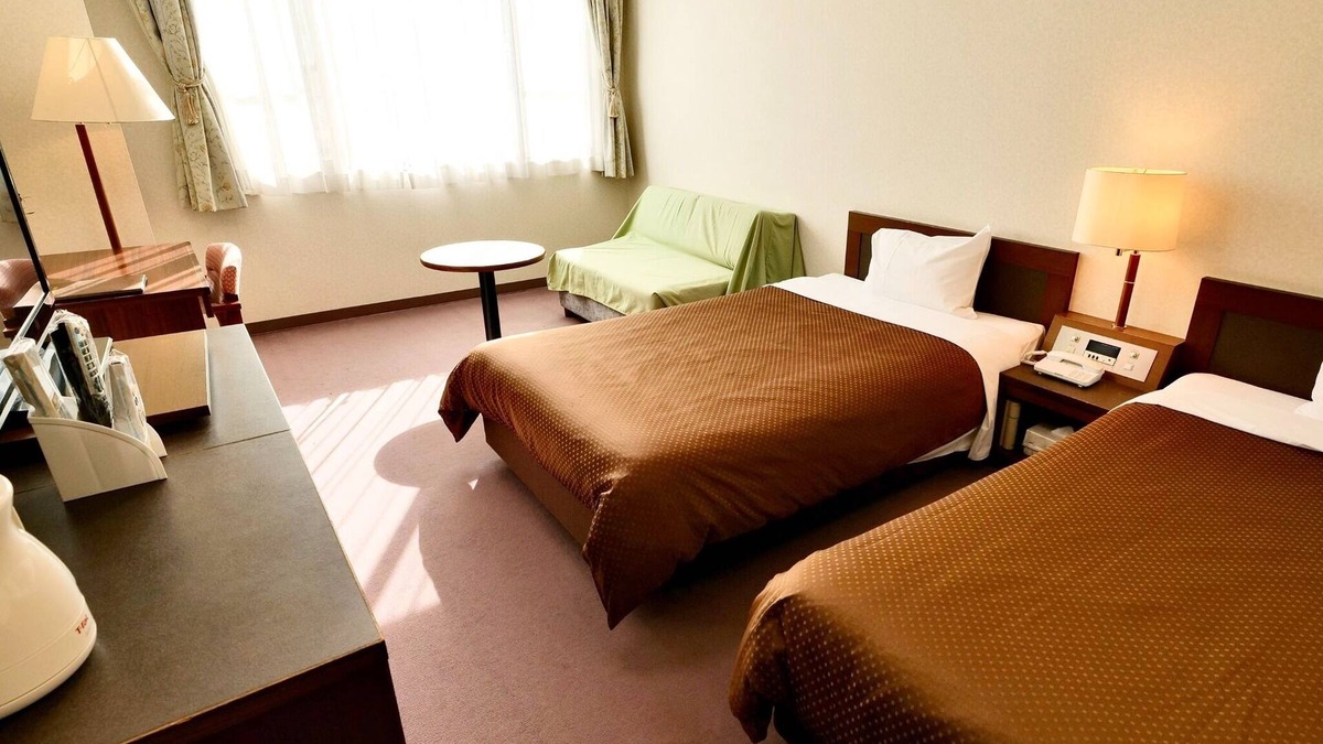 Hokujo Hotel | Hotel Oak Forest Western style twin room/Kitaazumi-gun Nagano