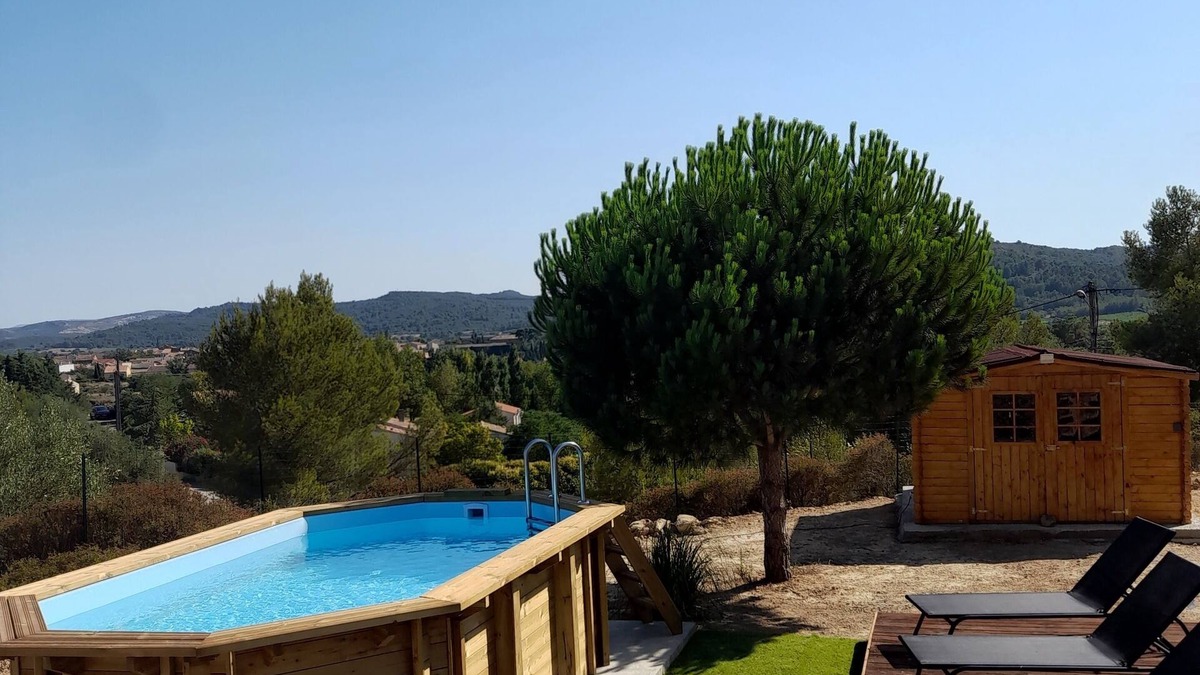 Saint-Andre-de-Roquelongue Villa | House ALL COMFORT, IMPRENABLE VIEW, no ViS à Vis, Private swimming pool
