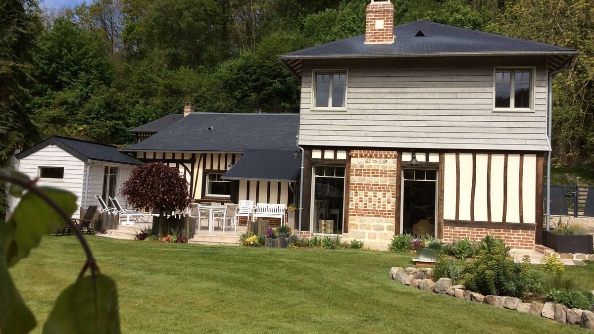 Saint-Martin-aux-Buneaux House | House 5 people close to the beach of Petites Dalles