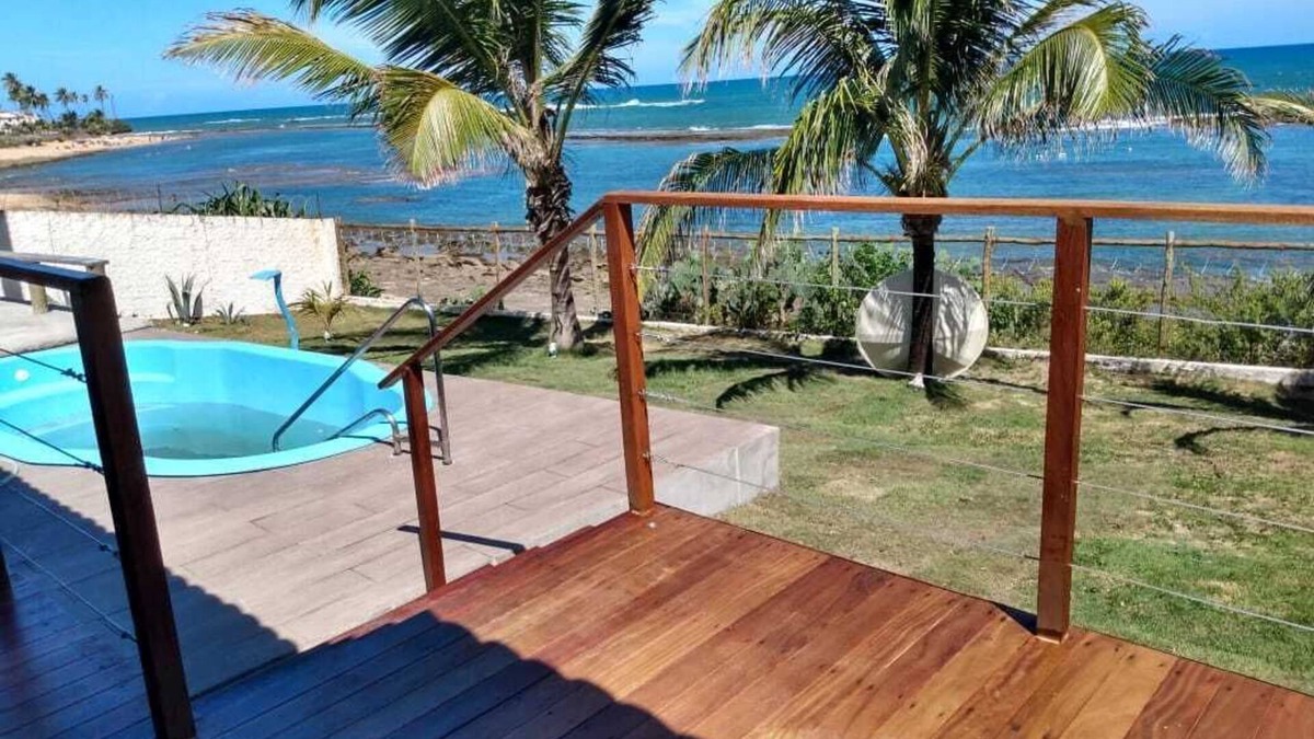 Arembepe House | House 6 Rooms Pé na Areia WEEKEND 2. 800 REAIS.