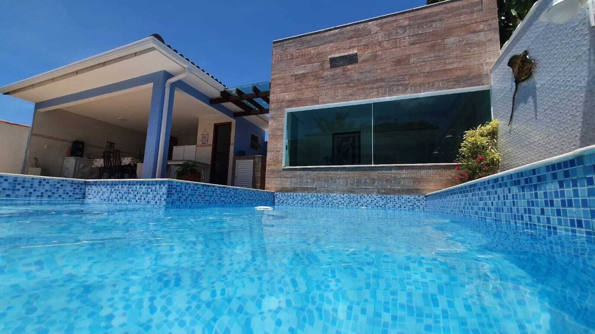 Unamar House | House Azul, with swimming pool and whirlpool, family atmosphere.