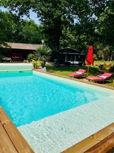 Hourtin House | House de la Canopée, Swimming pool, Lake, Forest, large garden and WIFI