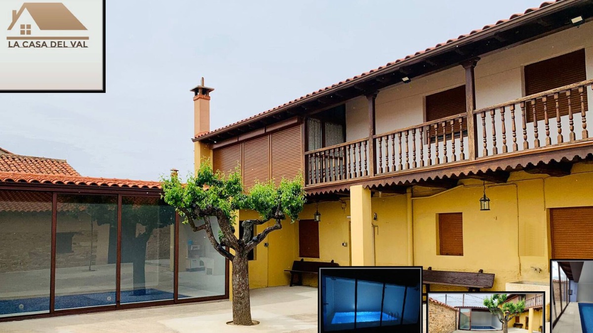Valdespino de Somoza House | House in León. Ideal for families. Swimming pool. Grills. Astorga.