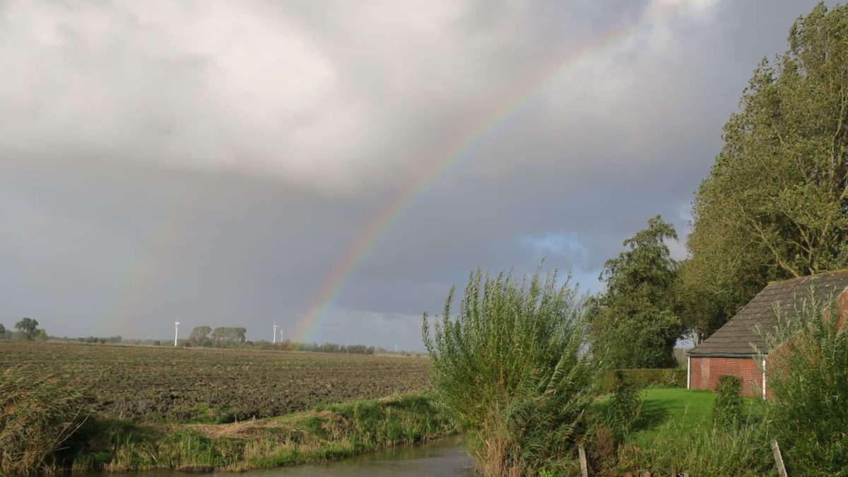 Eilsum House | House on the canal near Greetsiel, rowing boat fishing directly from the jetty, pets allowed