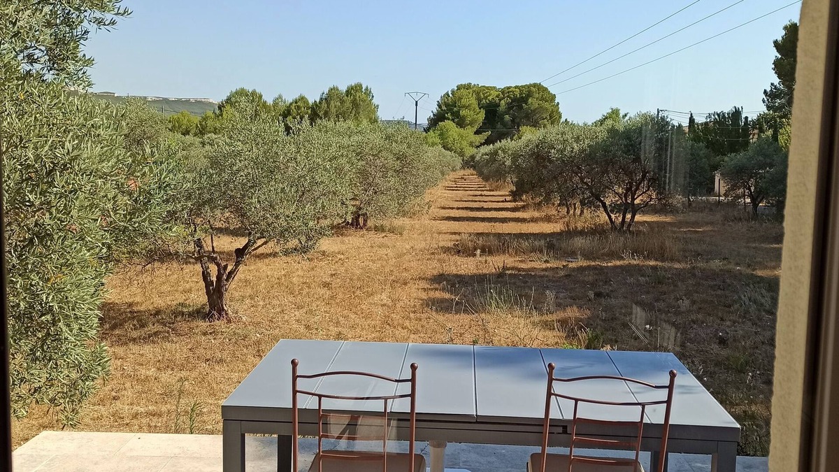 Velaux House | House T2 of 50m2, air-conditioned with terrace overlooking the olive trees