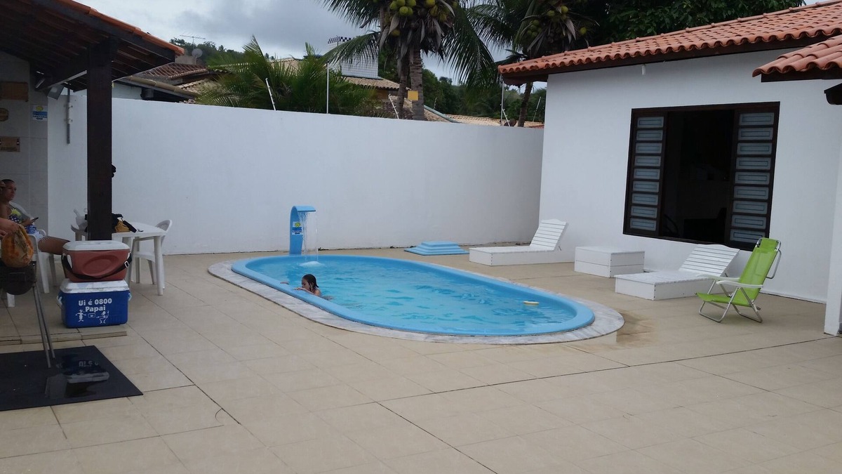 Barra de Sao Miguel House | House with 03 bedrooms, swimming pool, 200 meters from Barra de São Miguel Beach