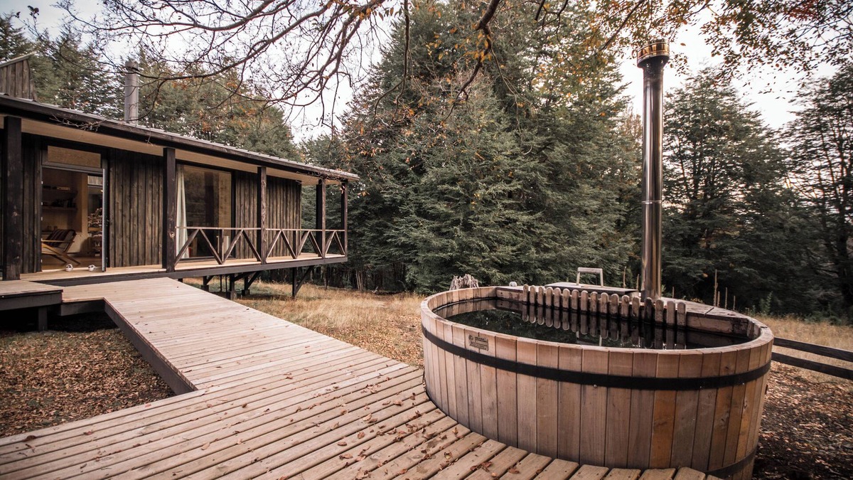 Malalcahuello House | House with Forest and Hot-Tub in Malalcahuello near Corralco