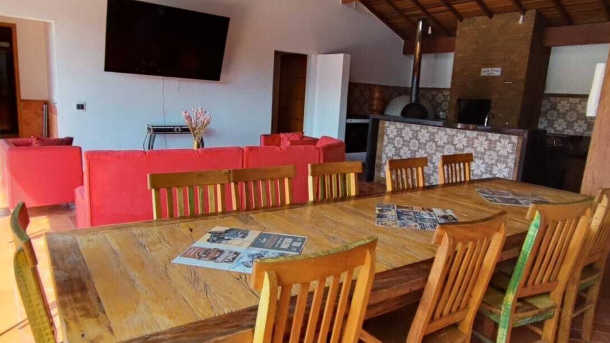 Jardim Estancia Brasil House | House with heated pool in condominium overlooking Pedra Grande