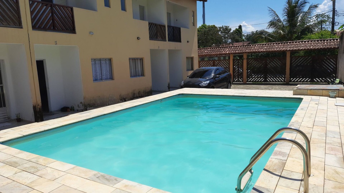 Jardim Britania House | House with pool and barbecue Caraguatatuba in condominium with Wi-Fi