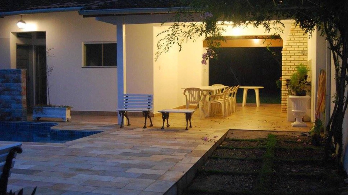 Centro House | House with pool, barbecue, fireplace one block from the beach of Centro
