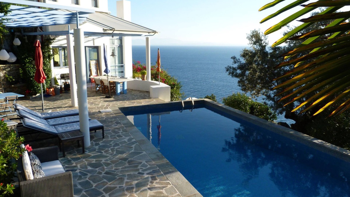 Livadi House | House with private swimming pool and sea, with outstanding view