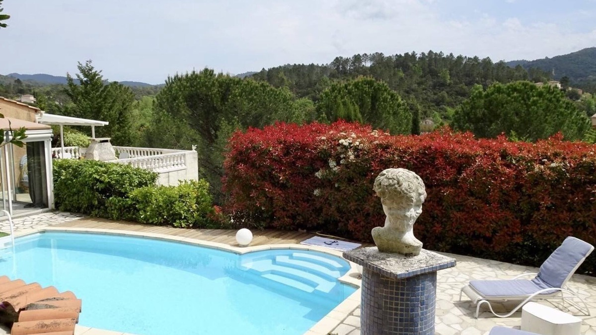 Les Esterets du Lac House | House with swimming pool next to Lake Saint-Cassien