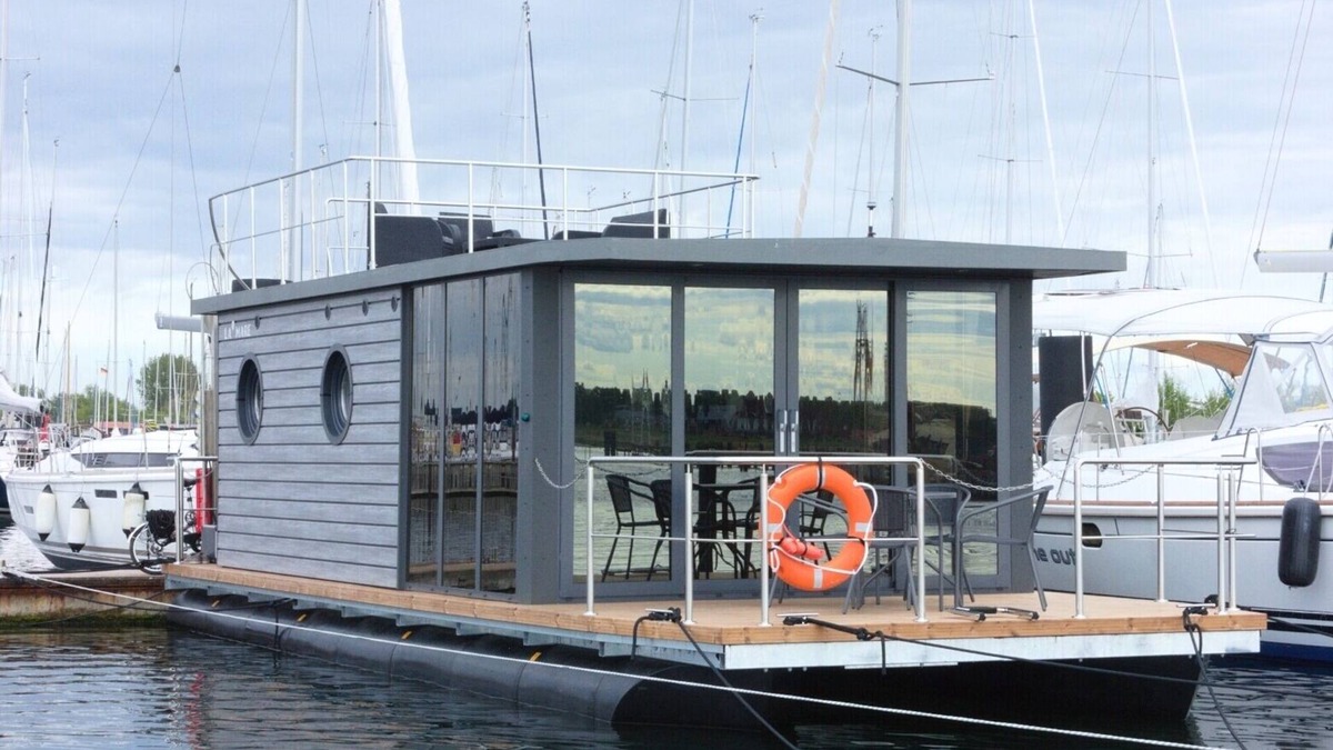 Wendtorf Boat Rental | Houseboat Fjord Lacerta with roof terrace in Wendtorf