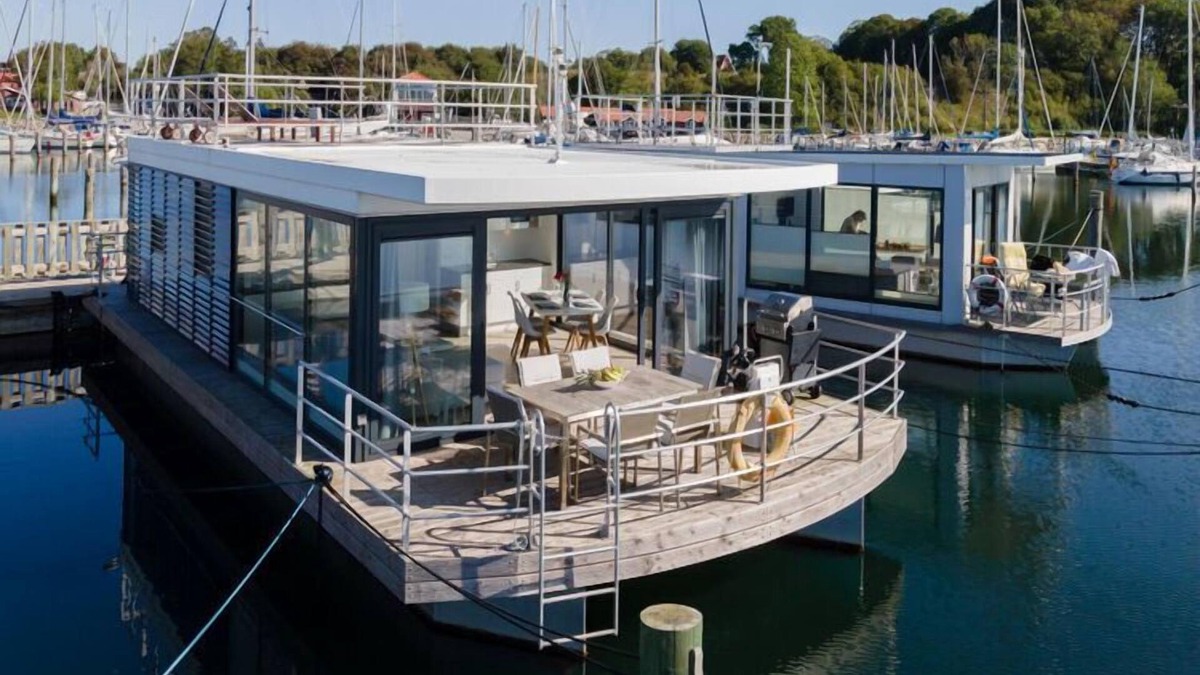 Rendbjerg Boat Rental | Houseboat in Egernsund at the Marina Minde