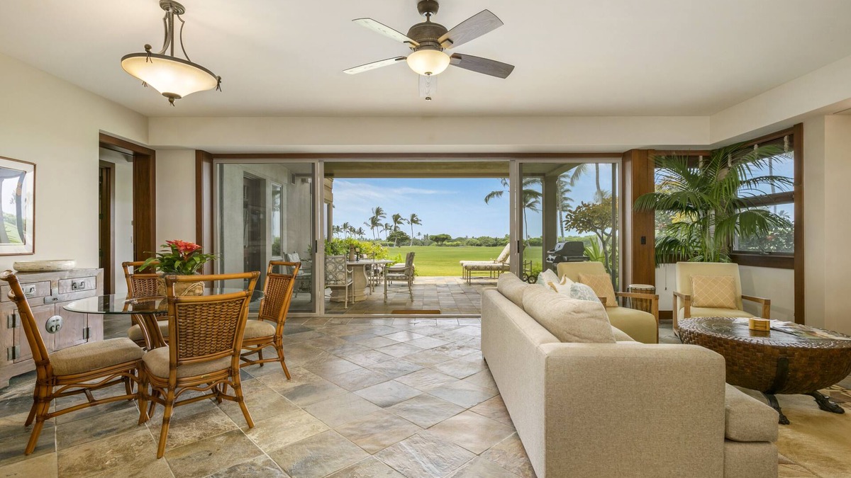 Kaupulehu Villa | Hualalai Fairway Villa 110C ~ garden level ~ w/signature outdoor shower
