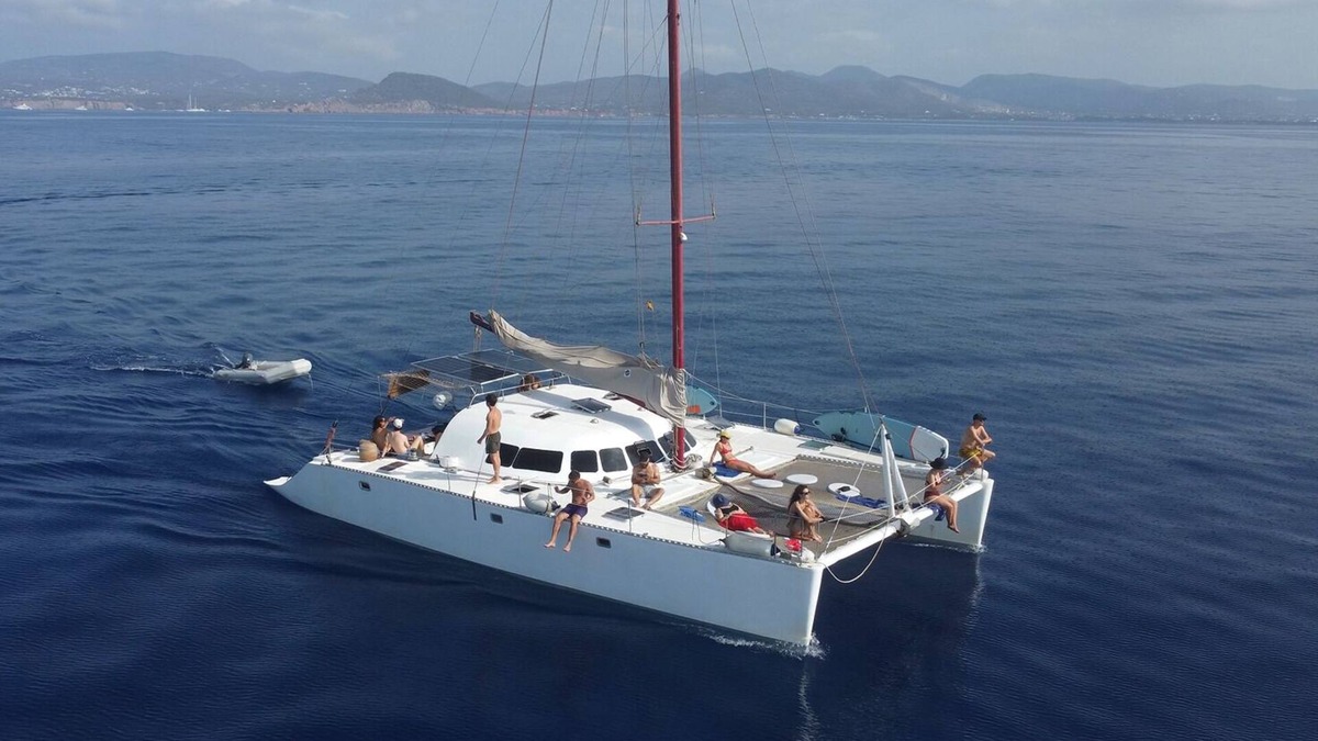 Ibiza Town Boat Rental | Huge 50ft Catamaran in ibiza