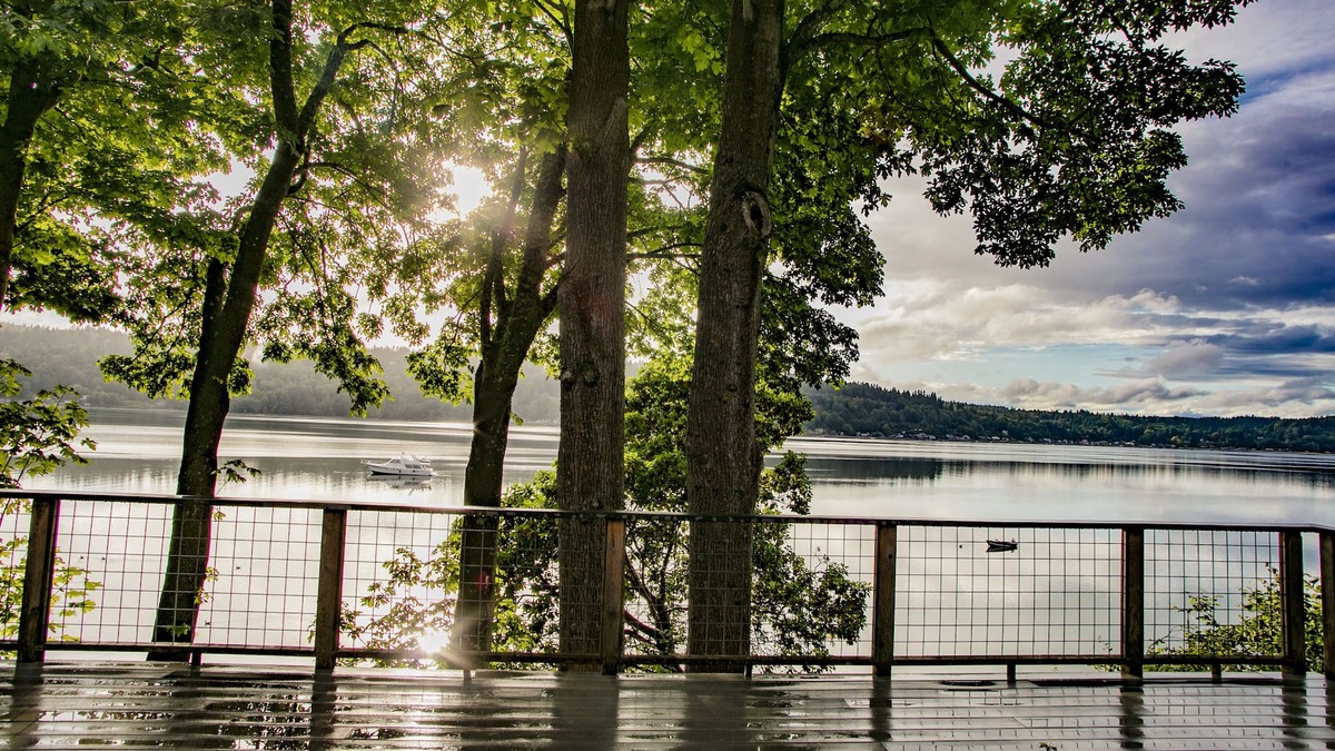 Vashon Island Cabin | Huge deck, spectacular views and the beach. Waterfront hideaway.