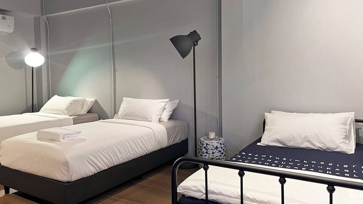 Prawet Apartment | Human Touch Room - Cozy Private Stay with 3 Beds, Living Room, Balcony, Near BTS