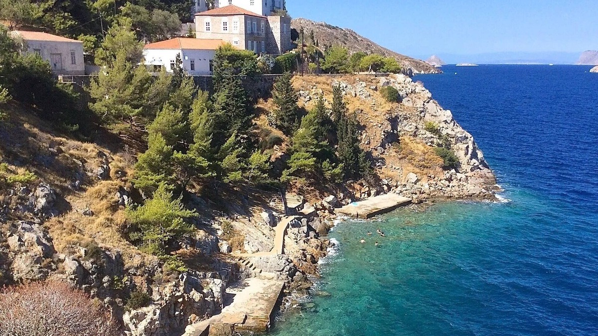 Hydra House | Hydra Seaside Serenity: Panoramic Sea & Sunset Views