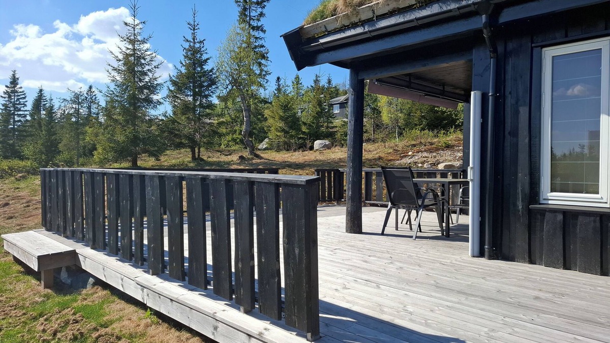 B Cabin | Hytte Midt i Smørøyet på Lifjell med Sauna og 4 Soverom