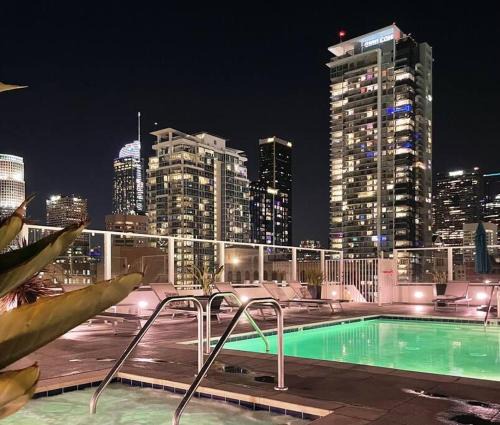 Historic Core Apartment | Iconic Heart of DTLA Loft with Rooftop Pool Jacuzzi Gym