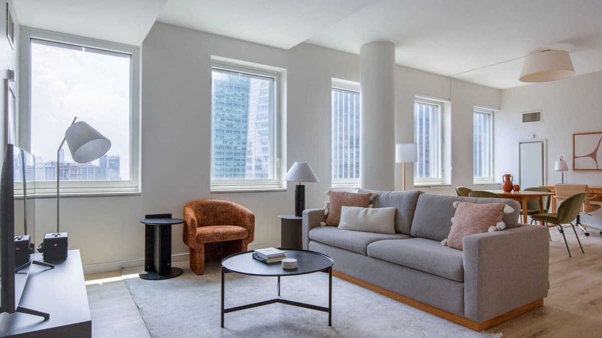 Central New York City Apartment | Ideal Midtown 2BR w/Gym & W/D, nr Rockefeller Center, by Blueground