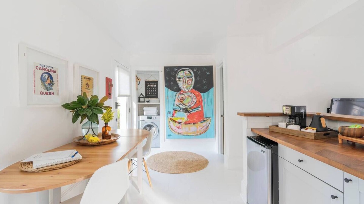 Matthews Apartment | Idlewild Studio: Scandinavian studio just 20min to uptown