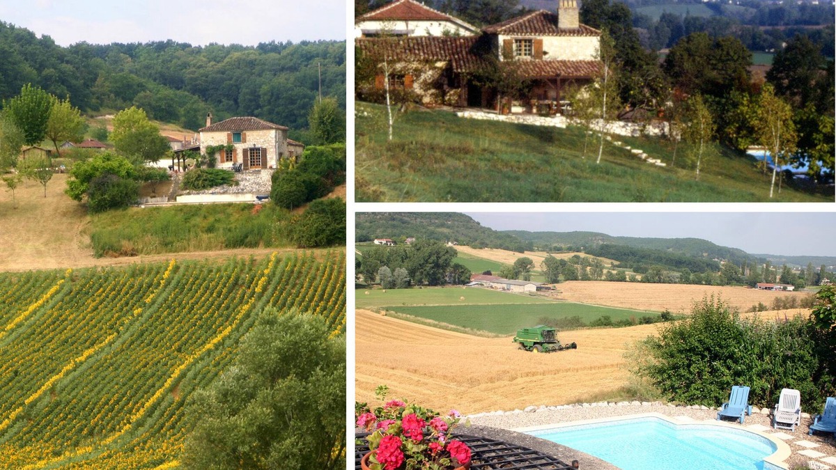 Tournon-d'Agenais House | Idyllic house in rural hamlet with lovely views, garden and private pool.