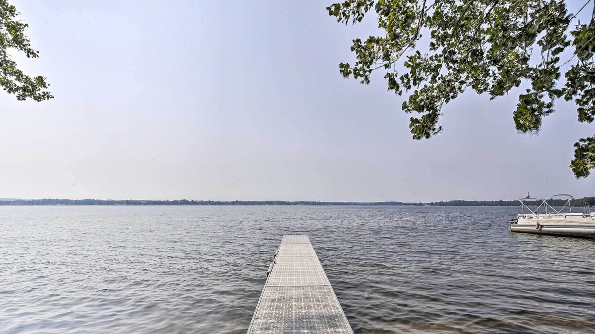 Cadillac Cottage | Idyllic Lakefront Haven w/ Patio & Fire Pit!