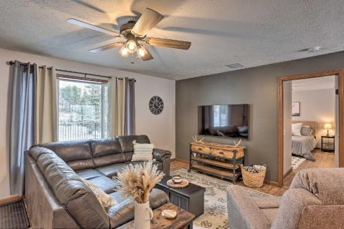 Sturgis House | Idyllic Sturgis Home with Fire Pit and Large Deck!