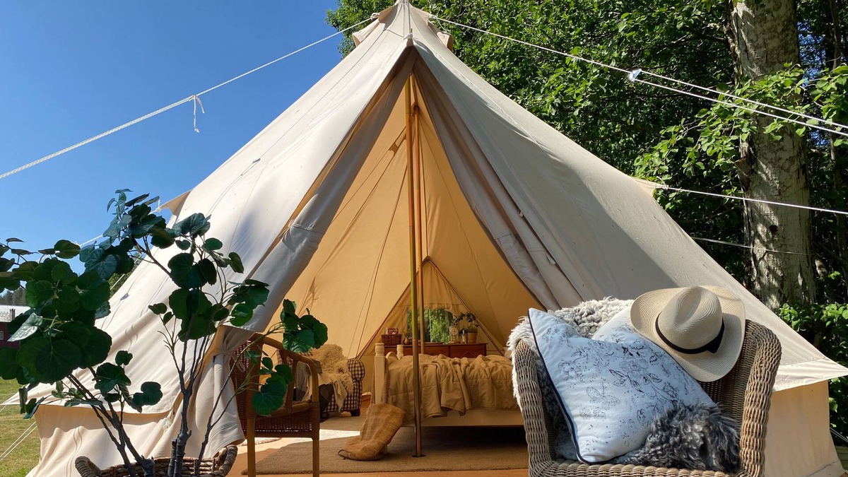 Skien Cabin | Idyllisk Glamping Rett ved Elven